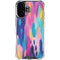 Pink Sparkle Brush Stroke by Etta Vee iPhone 17 Clear Case